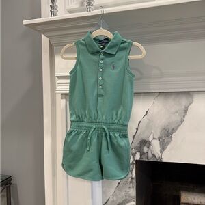 Polo by Ralph Lauren Green Romper, size 4T